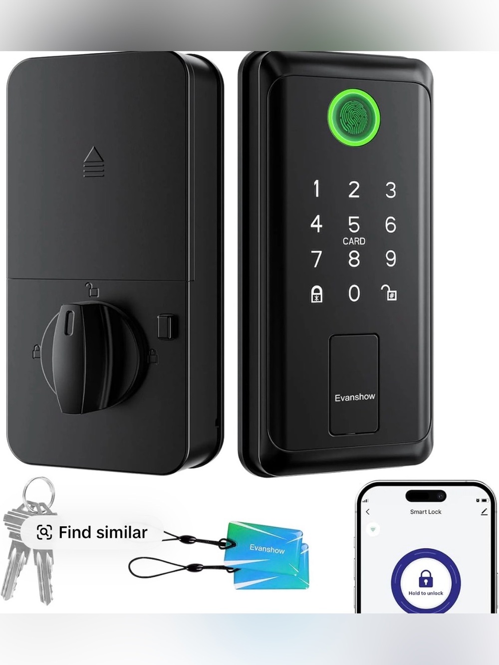 Smart Keyless Entry Door Lock – Fingerprint & Wi-Fi